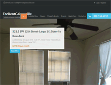 Tablet Screenshot of forrentgainesville.com